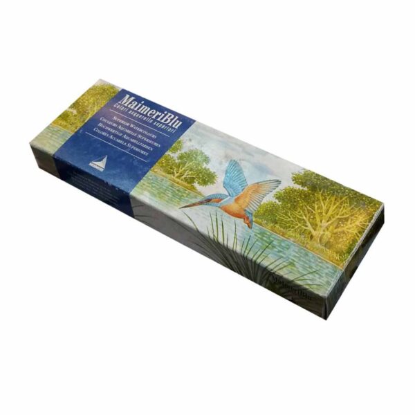 MaimeriBlu 12-Color Watercolor Set Brilliant Colors for Masterpieces