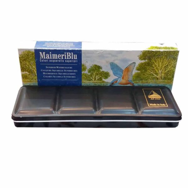 MaimeriBlu 12-Color Watercolor Set Brilliant Colors for Masterpieces