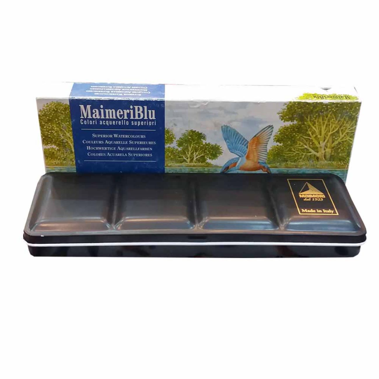 MaimeriBlu 12-Color Watercolor Set Brilliant Colors for Masterpieces
