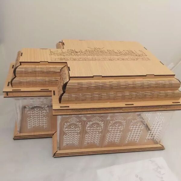 Maquette Model of the shrine of Imam Hussein as a bedside lamp