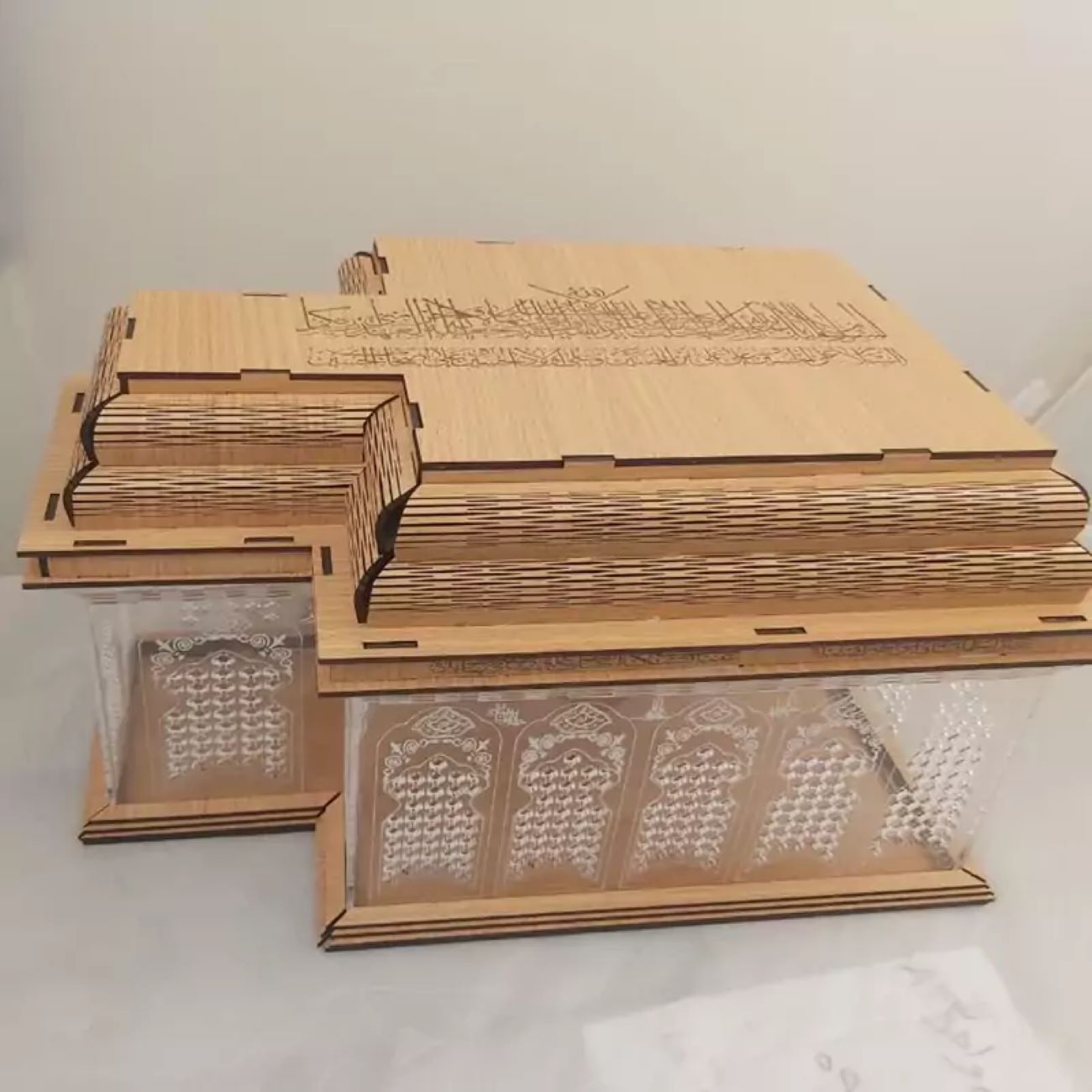 Maquette Model of the shrine of Imam Hussein as a bedside lamp