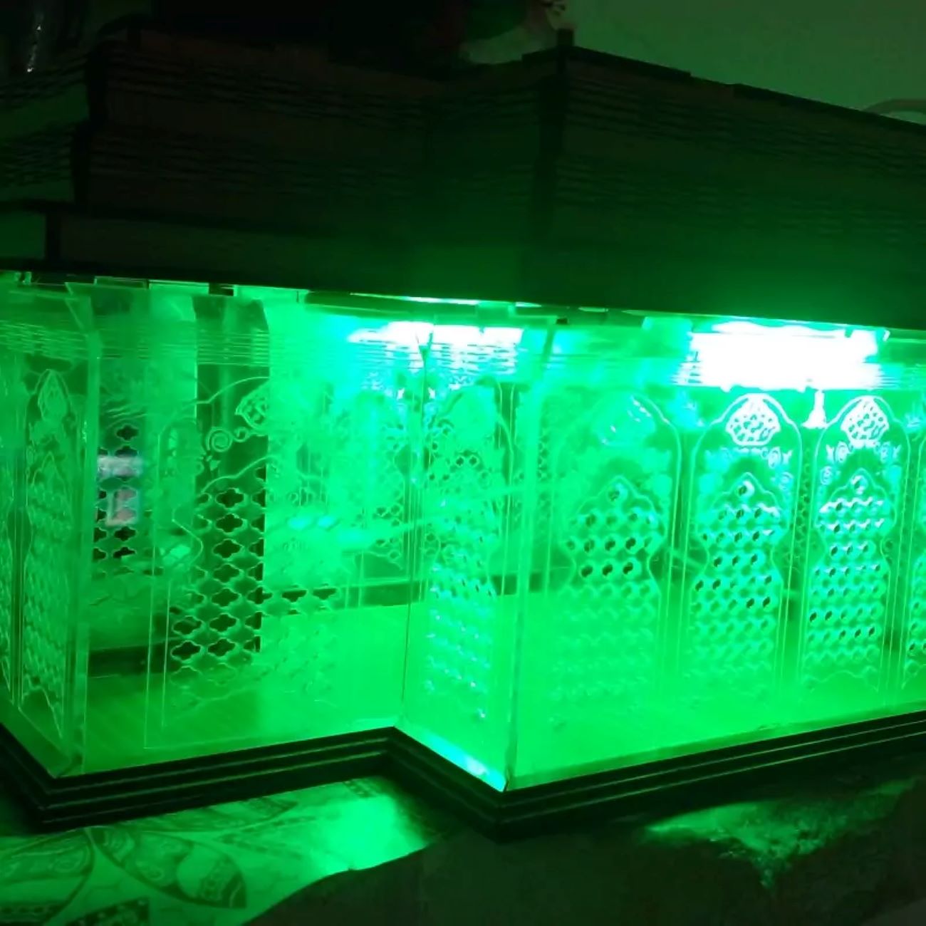 Maquette Model of the shrine of Imam Hussein as a bedside lamp