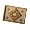 Marquetry Wall Frame Art Islamic Design - Hussain Pattern