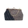 Matching Shoulder Bag & Scarf Set with Unique Leopard Print Pattern