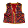 Needlework Embroidered Vest with Floral Design for Women