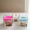 Ocean Gel Paraffin Glass Jar Candle – Handcrafted Design