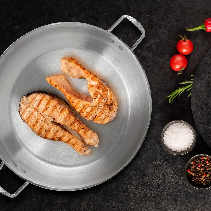 Outdoor Camping Pan for Cooking Over Open Fire & Camp Stoves