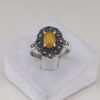 Persian Mystique – Silver Ring Engraved with Sharf al-Shams