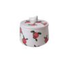 Persian Pomegranate Tea Set with Teacup, Saucer, & Sugar Bowl