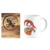 Persian Zodiac Mug - Dey (Goat) Month Sign with Coaster