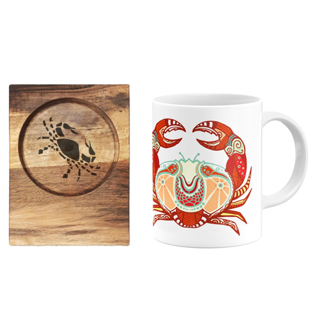 Persian Zodiac Mug - Tir (Cancer) Month Sign with Coaster