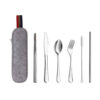 Portable Camping Tableware & Cutlery Set - Portable, Durable & Perfect for Any Outdoor Trip
