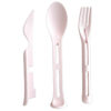 Portable Camping Tableware & Cutlery Set of 3 Perfect for Outdoor Adventures & Hiking