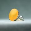 Sacred Sharaf al-Shams Ring Oval Gemstone Ring – Four Prong Setting Ring