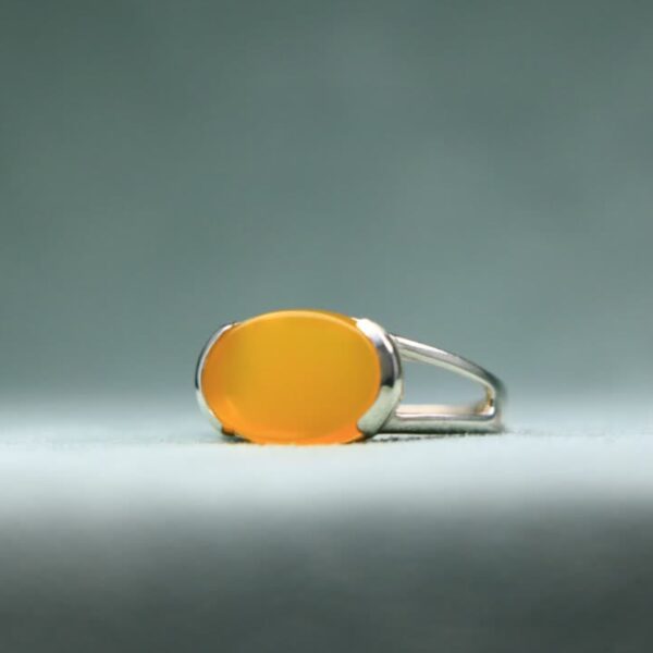 Sacred Sharaf al-Shams Ring Oval Gemstone Ring – Timeless Spiritual Beauty