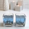 Sea Breeze Glass Jar Candle Set of 2 – Handcrafted & Ocean-Inspired