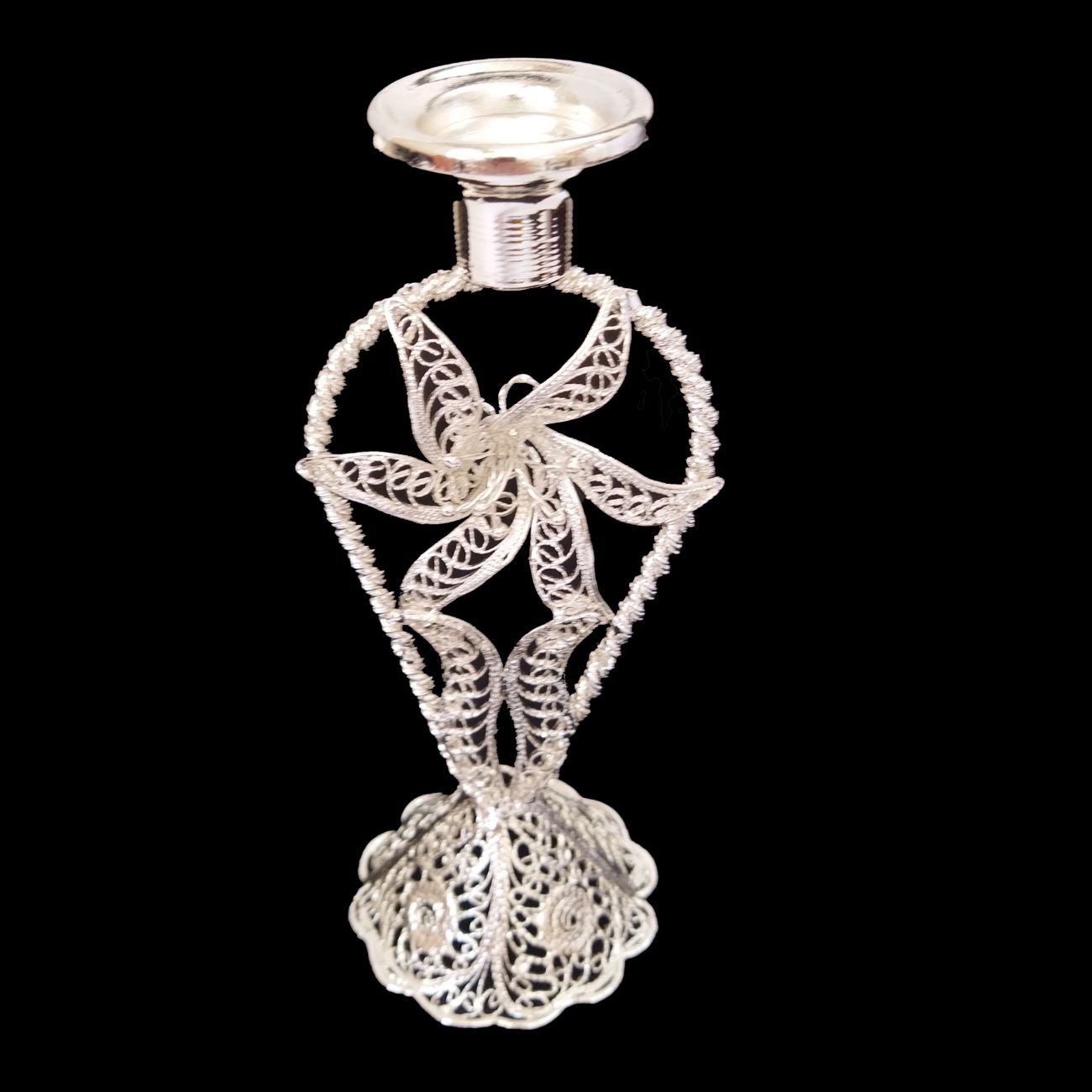 Set of Handcrafted Filigree Candlestick The Art of Quality Craftsmanship
