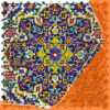 Soft Velvet Tablecloth with Vibrant Blue Flower Pattern