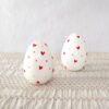 Stylish Ceramic Salt and Pepper Shakers – Egg Design