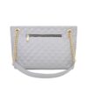 Stylish Leather Bag with Fashionable Chain Strap