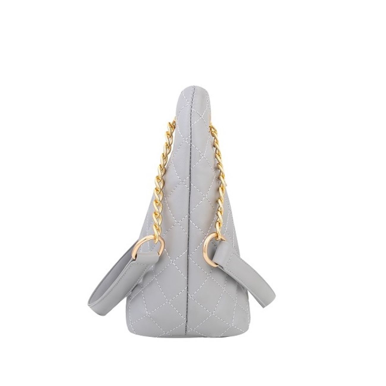 Stylish Leather Bag with Fashionable Chain Strap