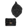 Stylish Shoulder Chain Bag & Patterned Scarf Set