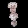 Filigree Candlestick Set of Two, Made of Copper and Silver Plated