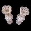 Filigree Candlestick Set of Two, Made of Copper and Silver Plated
