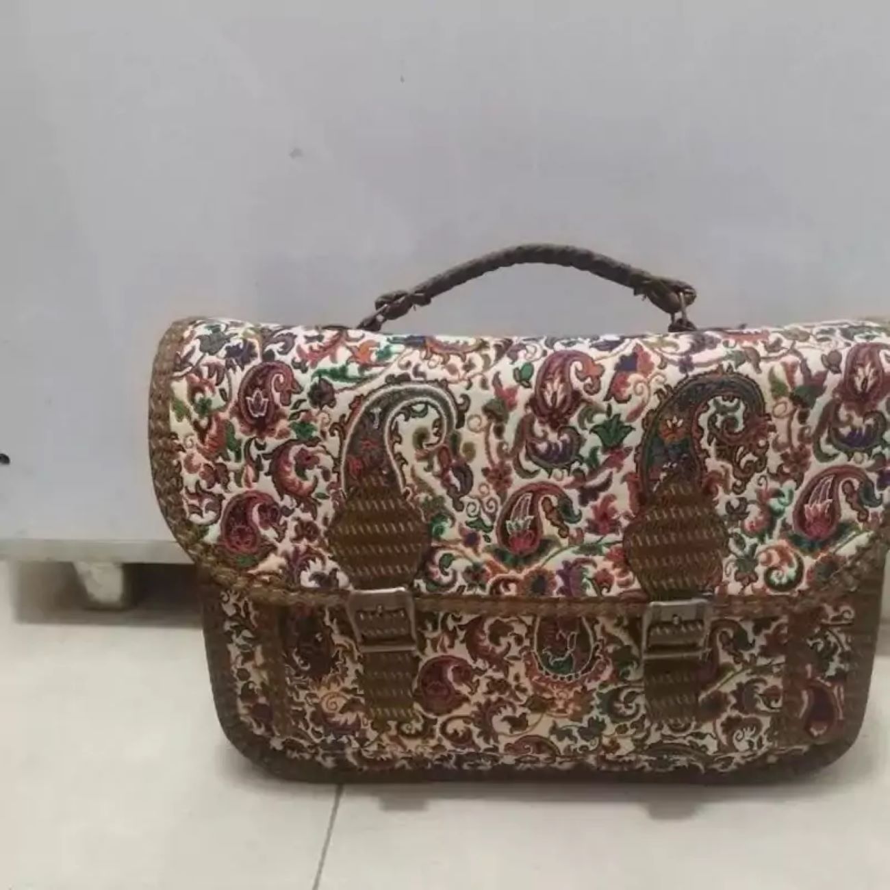 Termeh Crossbody Shoulder Bag with Authentic Persian Detailing