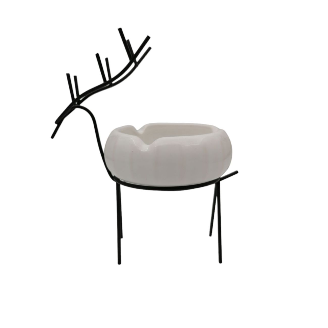 Top Quality Ceramic Ashtrays Deer Sculpture Design