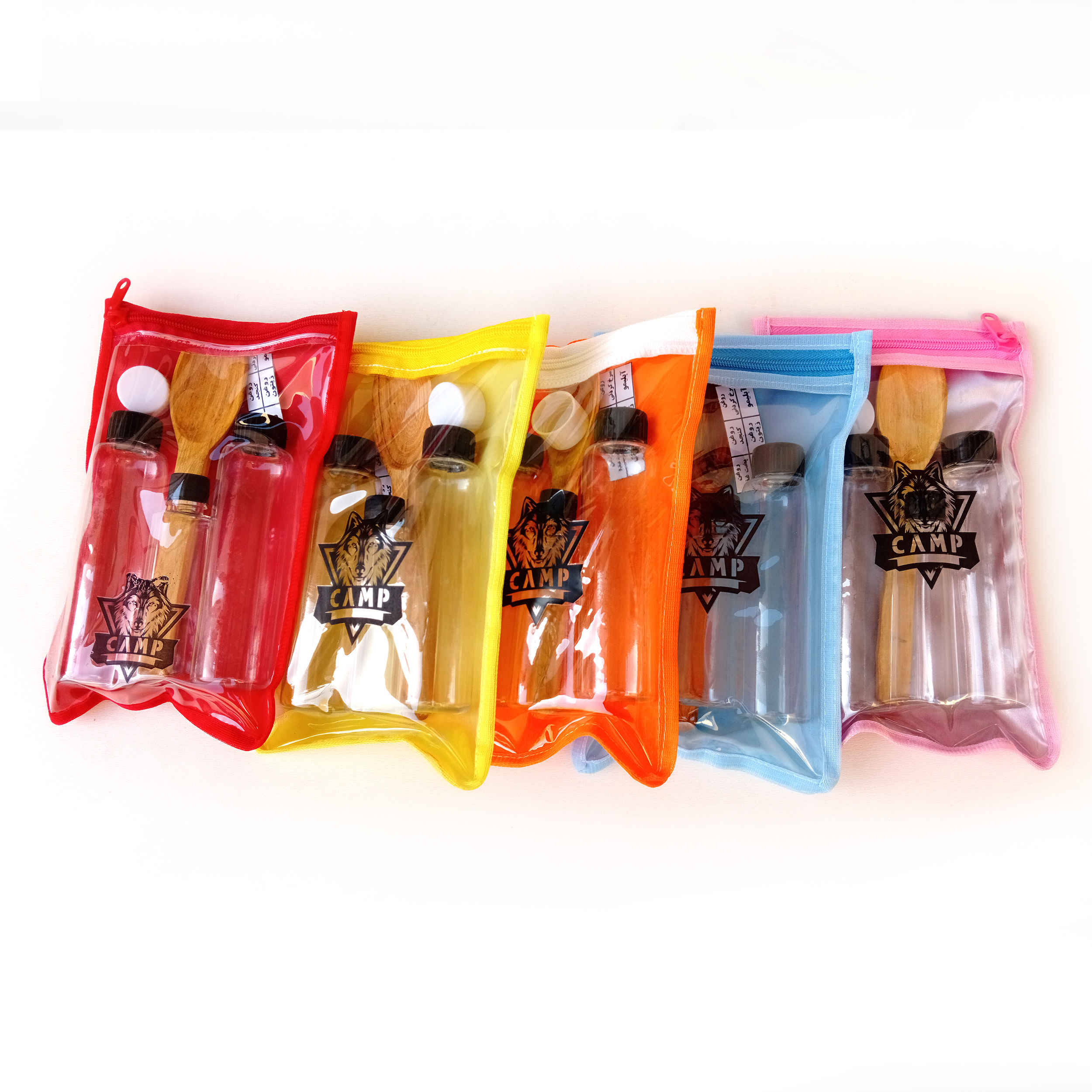 Travel Spice Container Set of 4 – Designed for Carrying oil & Salt, Ideal for Camping