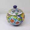 Unique Ceramic Sugar Bowl with Beautiful Persian Designs