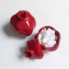 Unique Ceramic Sugar Bowl with Pomegranate Design
