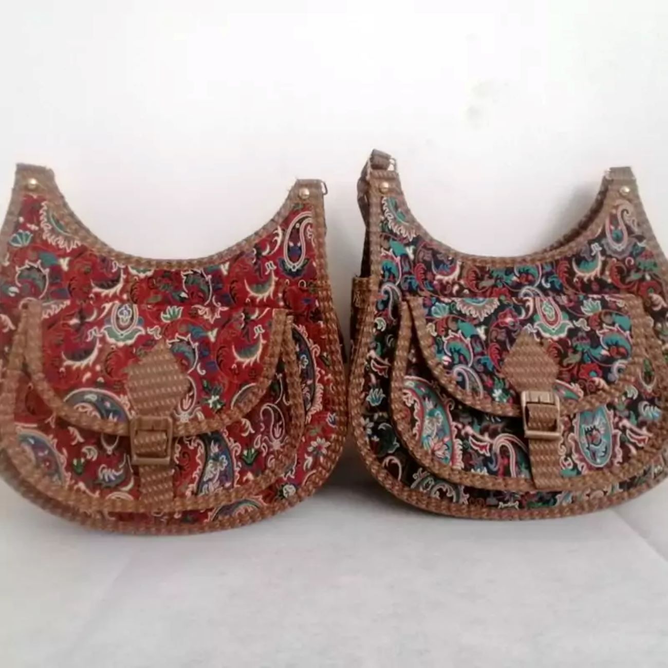 Unique Termeh Crossbody Bag with Persian Traditional Pattern