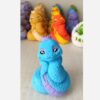 Vibrant King Cobra Figurine Handmade Persian New Year Decoration