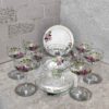 Vitarail Haft-seen Set Dishes with Suitable for Nowruz Floral Design Moona Set of 11