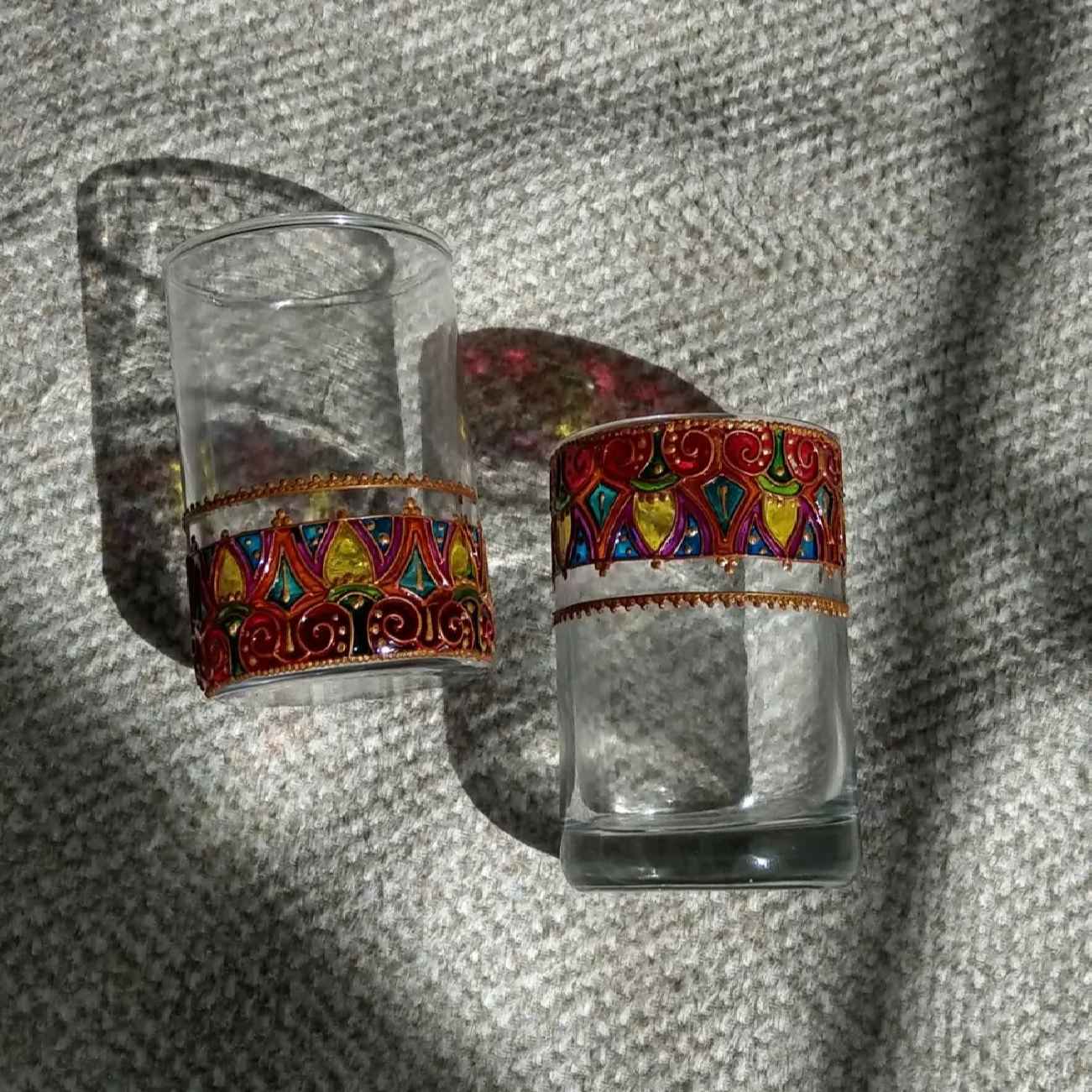 Vitarail Haft-seen Set Dishes with Suitable for Nowruz Geometric Design Set of 11