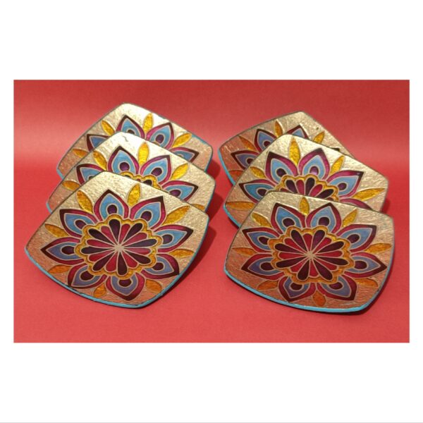Vitarail Haft-seen Set Dishes with Suitable for Nowruz Geometric Design Set of 6