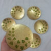 Vitarail Haft-Seen Set Dishes with Suitable for Nowruz Leaf Design Set of 6
