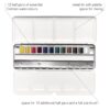 Winsor & Newton 12-Color Professional Watercolor Set – Vibrant, High-Quality Paints for Artists