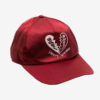 Red Satin Baseball Cap for Women – Stylish and Comfortable