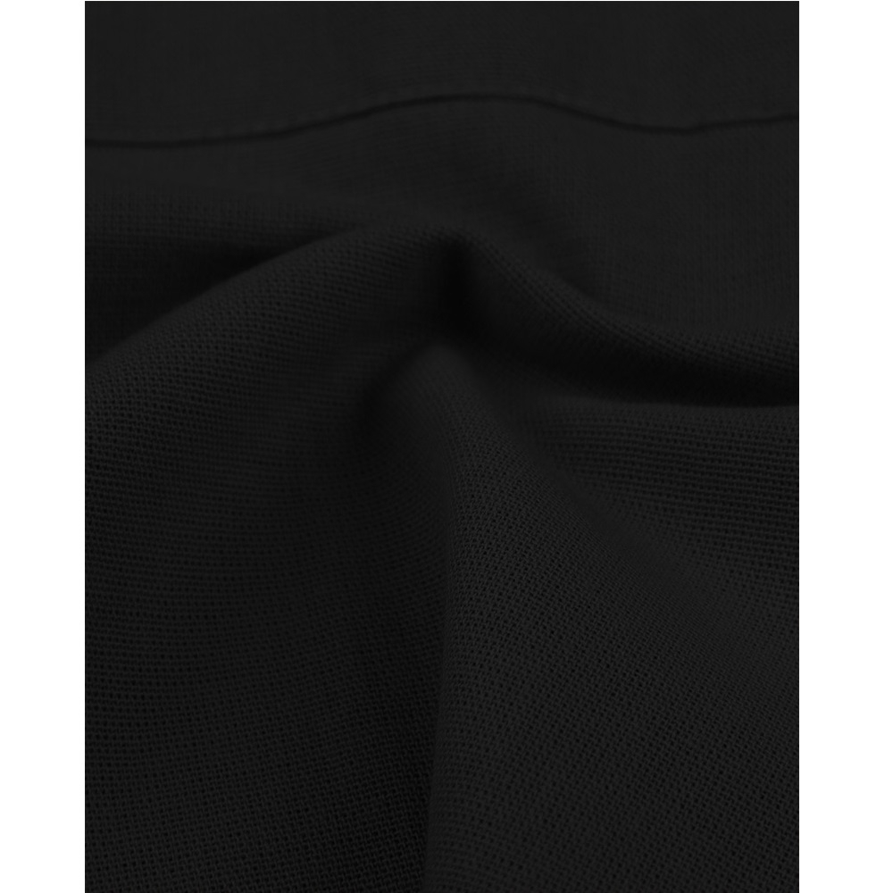 Women’s Three Quarter Sleeve Blouse – V-Neck, Relaxed Fit in Black