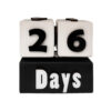 Wooden Cube Desk Calendar – Suitable for Office Accessory & Time Management