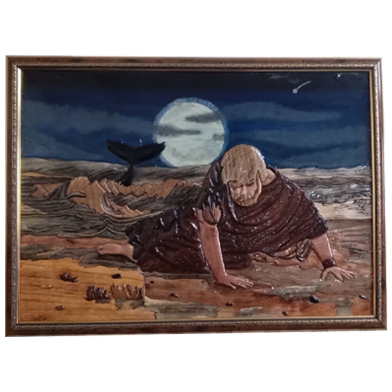 Marquetry Wood Inlay Art - Handcrafted Zolnoun Design