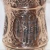 Achaemenid Design Copper Trash Can and Tissue Holder