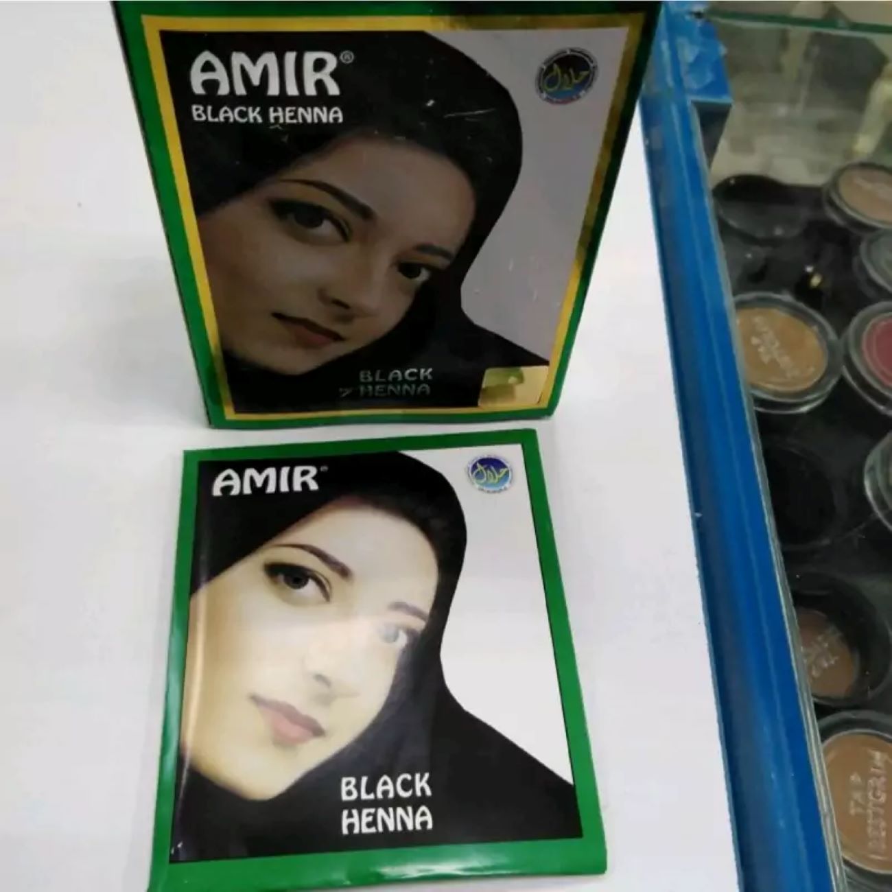 Amir Indian Henna, Original Black Color, Pack of 6