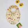 Baby Bib - Delicate Floral Pattern for Gentle Moment
