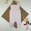 Baby Girl Sleeveless Jumpsuit with Rabbit Pocket