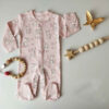 Baby Long Sleeve Jumpsuit Bunny Pattern