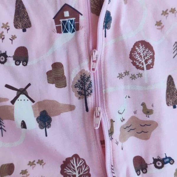 Baby Long Sleeve Jumpsuit Jangle Pattern